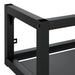 Wall-mounted Bathroom Washbasin Frame Black 40x38x31 Cm