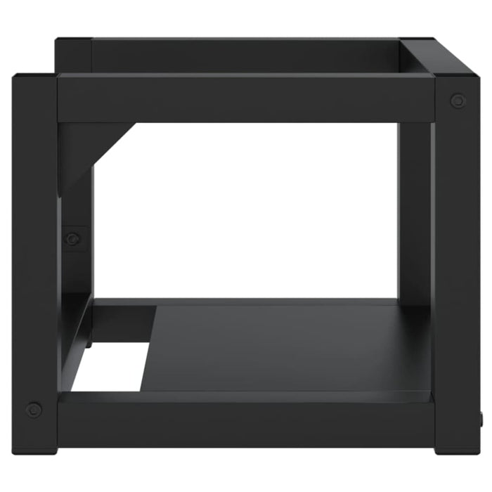 Wall-mounted Bathroom Washbasin Frame Black 40x38x31 Cm