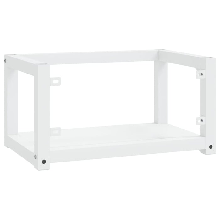 Wall-mounted Bathroom Washbasin Frame White 59x38x31 Cm