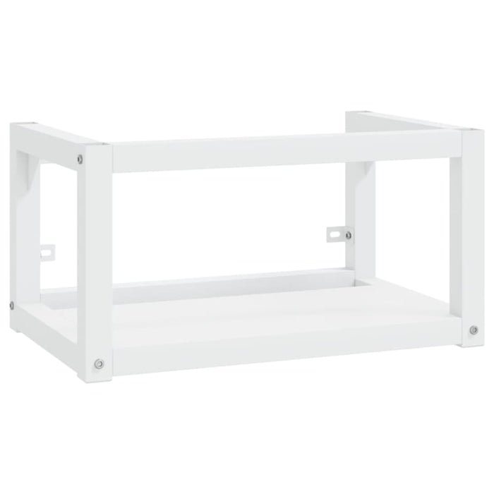 Wall-mounted Bathroom Washbasin Frame White 59x38x31 Cm