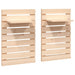 Wall-mounted Bedside Shelves 2 Pcs Solid Wood Pine Nxailn