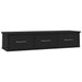 Wall - mounted Drawer Shelf Black Chipboard Nbbpkp