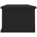 Wall - mounted Drawer Shelf Black Chipboard Nbbpkp