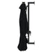 Wall-mounted Parasol With Leds And Metal Pole 300 Cm Black