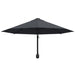 Wall-mounted Parasol With Metal Pole 300 Cm Anthracite Aanlp