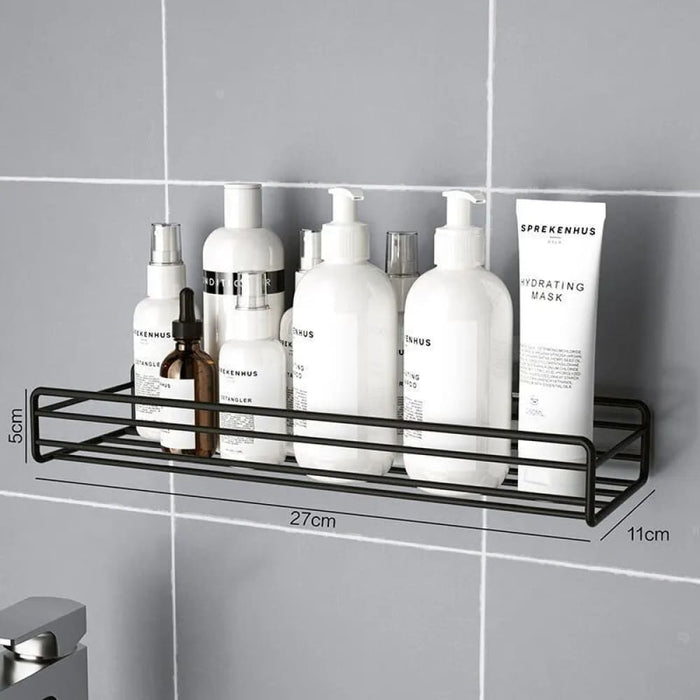 Wall-mounted no Punch Bathroom Corner Shelf