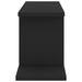 Wall-mounted Tv Shelf Black 125x18x23 Cm Chipboard Nblkkb