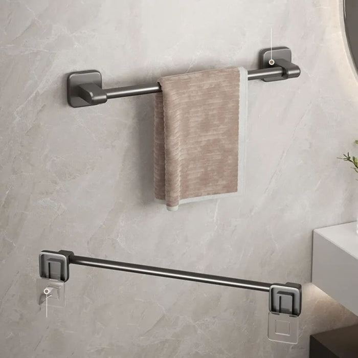 Wall Mounted Towel Rack For Bathroom Storage Suction Cup