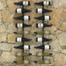 Wall-mounted Wine Racks For 18 Bottles 2 Pcs Black Iron