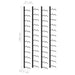 Wall-mounted Wine Racks For 48 Bottles 2 Pcs Black Iron