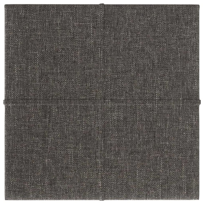 Wall Panels 12 Pcs Dark Grey 30x30 Cm Fabric 1.08 M² Taabtx