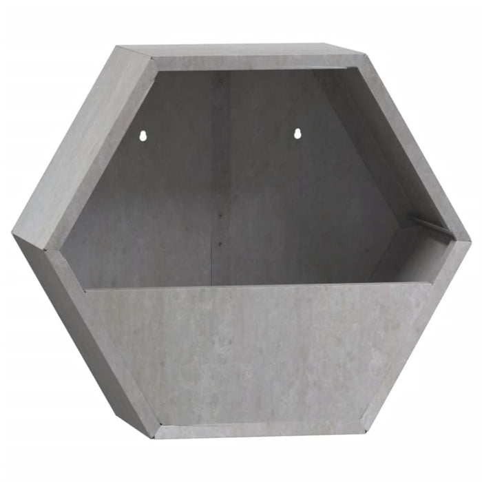 Wall Planters 2 Pcs Grey Corten Steel 30x10x25 Cm Nxtlna