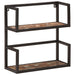 Wall Shelf 55x20x55 Cm Solid Wood Reclaimed And Iron Tiaklk