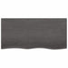 Wall Shelf Dark Grey 100x50x4 Cm Treated Solid Wood Oak