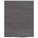 Wall Shelf Dark Grey 40x50x4 Cm Treated Solid Wood Oak