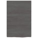 Wall Shelf Dark Grey 40x60x4 Cm Treated Solid Wood Oak