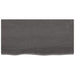 Wall Shelf Dark Grey 80x40x2 Cm Treated Solid Wood Oak