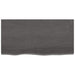 Wall Shelf Dark Grey 80x40x4 Cm Treated Solid Wood Oak