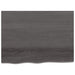 Wall Shelf Dark Grey 80x60x2 Cm Treated Solid Wood Oak