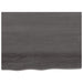 Wall Shelf Dark Grey 80x60x6 Cm Treated Solid Wood Oak