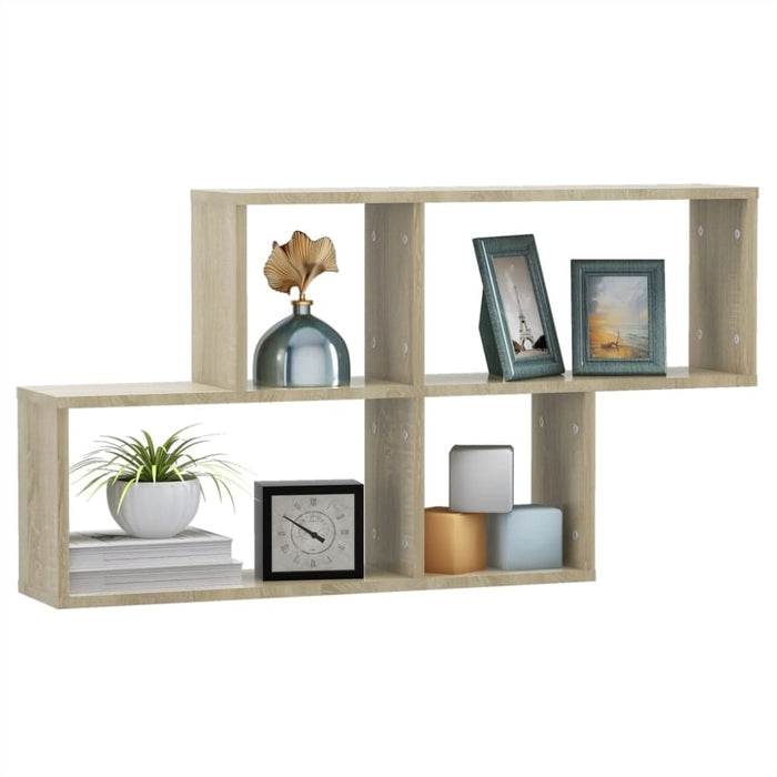 Wall Shelf Sonoma Oak Chipboard Nbiolt