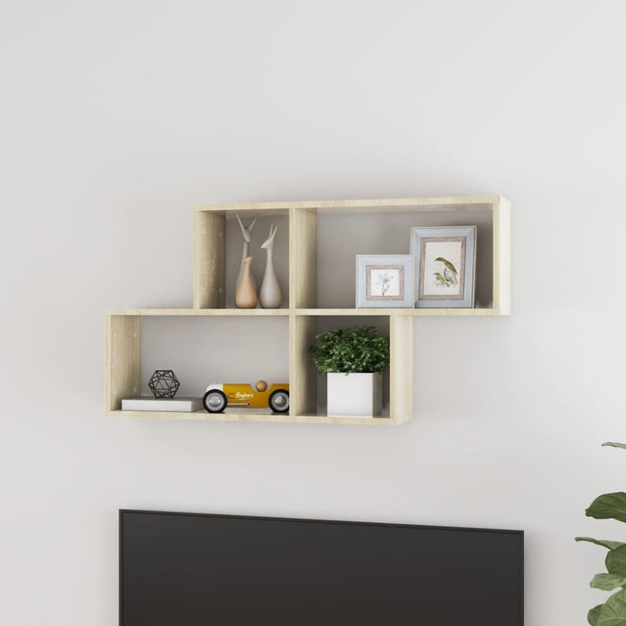 Wall Shelf Sonoma Oak Chipboard Nbiolt