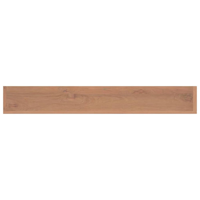 Wall Shelves 2 Pcs 110x15x6 Cm Solid Wood Teak Tabipi