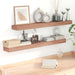 Wall Shelves 2 Pcs 110x15x6 Cm Solid Wood Teak Tabipi