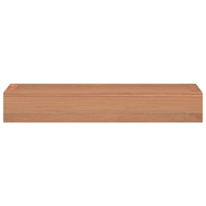 Wall Shelves 2 Pcs 40x15x6 Cm Solid Wood Teak Tabipa