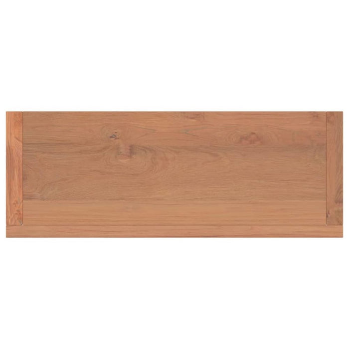 Wall Shelves 2 Pcs 40x15x6 Cm Solid Wood Teak Tabipa