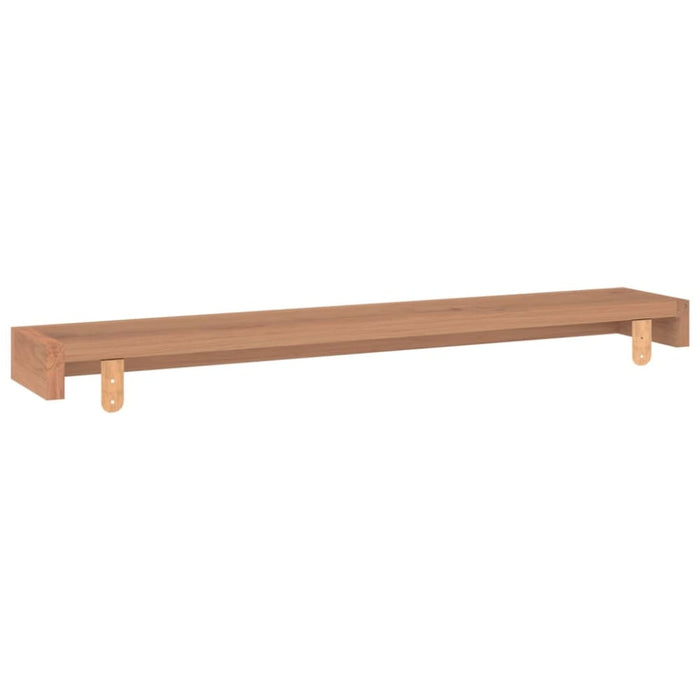 Wall Shelves 2 Pcs 90x15x6 Cm Solid Wood Teak Tabipl