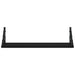 Wall Shelves 2 Pcs Black 60x15x15.5 Cm Ntltxt