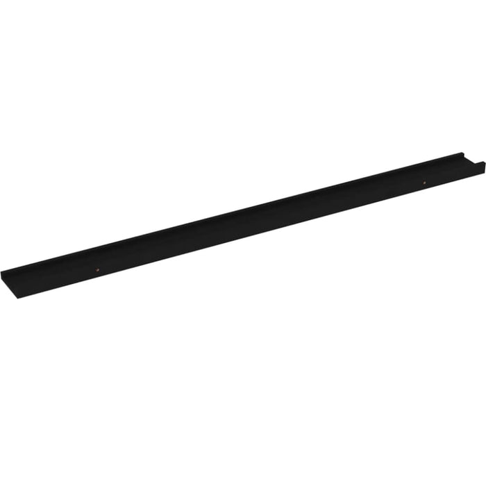 Wall Shelves 2 Pcs Black Txllll