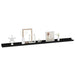 Wall Shelves 2 Pcs Black Txllll