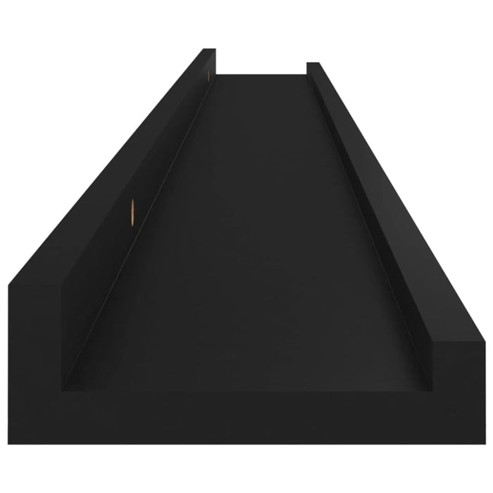 Wall Shelves 2 Pcs Black Txlllp