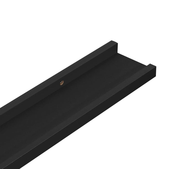 Wall Shelves 2 Pcs Black Txlllp