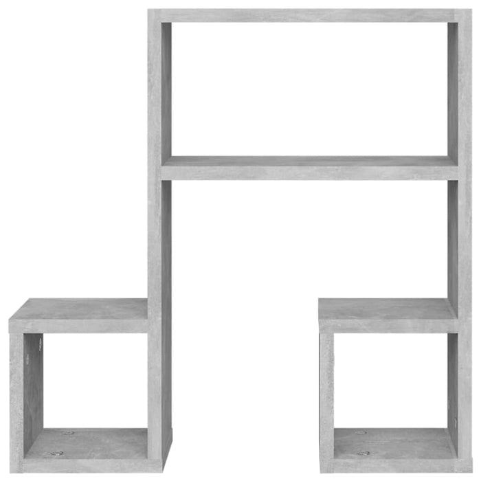 Wall Shelves 2 Pcs Concrete Grey Chipboard Nbixap