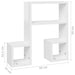 Wall Shelves 2 Pcs Glossy Look White 50x15x50 Cm Chipboard