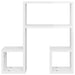 Wall Shelves 2 Pcs Glossy Look White 50x15x50 Cm Chipboard