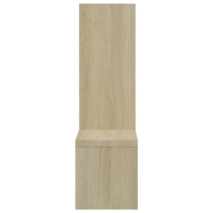 Wall Shelves 2 Pcs Sonoma Oak Chipboard Nbixaa