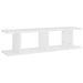 Wall Shelves 2 Pcs White Chipboard Nbioni