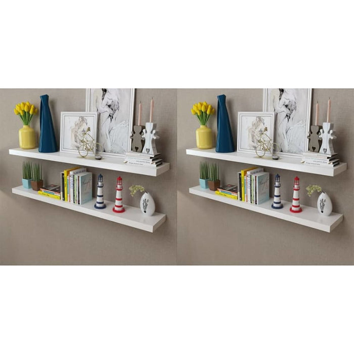 Wall Shelves 4 Pcs White Xilbbb