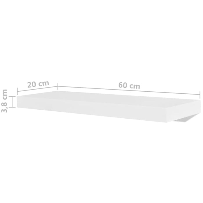 Wall Shelves 4 Pcs White Xipkki