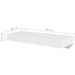 Wall Shelves 4 Pcs White Xipkkl