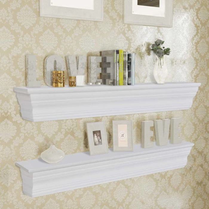 Wall Shelves Aaliyah 2 Pcs White Xaxatk