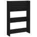 Wall Shoe Cabinets 2 Pcs Black 60x18x90 Cm Chipboard Nblilx