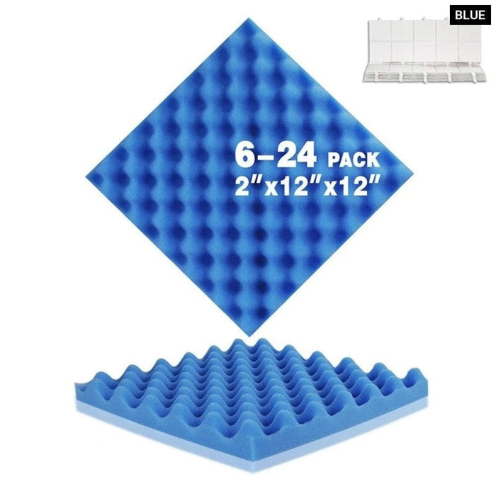 Wall Soundproofing Panels Large 6/12/24pcs Egg Crate