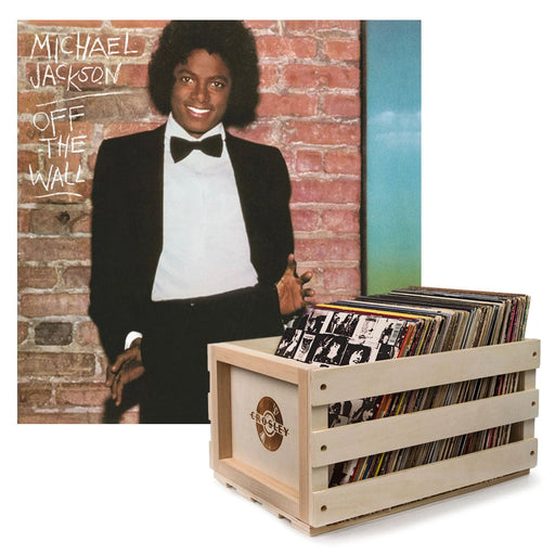 Off The Wall Vinyl Album Bundle With Record Crate