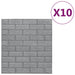 3d Wallpaper Bricks Self-adhesive 10 Pcs Anthracite Opbixo