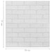 3d Wallpaper Bricks Self-adhesive 10 Pcs White Opbion